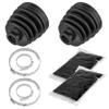 Caltric Rear Axle Inner Outer Cv Boot Kit Compatible with Can-Am Outlander Max 500 2006-2008 / Outlander Max 650 2006-2008 / Outlander Max 800 4X4 2006-2008 view 1