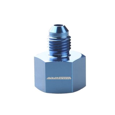 Aluminum Blue AN6 Female To AN4 Male Flare Reducer Fuel Fitting