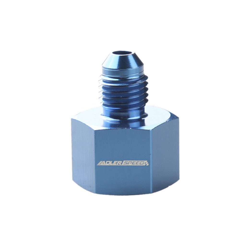 Aluminum Blue AN6 Female To AN4 Male Flare Reducer Fuel Fitting