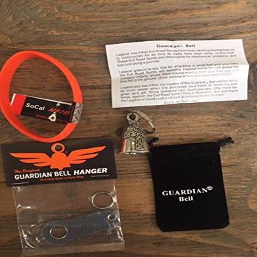 Guardian Bell CELTIC CROSS COMPLETE MOTORCYCLE KIT W/HANGER & WRISTBAND