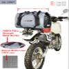 WILD HEART Waterproof Bag 55L 66L 77L Motorcycle Dry Duffel Bag for Travel,Motorcycling, Cycling,Hiking,Camping (55L, Grey) view 2