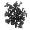 DISCO #5625PK 1/4" (6.30mm), Hole Size, 13/16" Stem Length, Black Nylon Shield Retainer Auto Body Panel Clips, Pack of 100 view 2