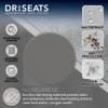 Dri Seats Waterproof Car Seat Cover Premium Sweat Towel with Slip Resistant Backing for Front Seats in Cars, Trucks, SUVs Universal Seat Covers & Liner, Easy Install (Gray, Extra Large) view 4
