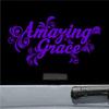 JS Artworks Amazing Grace Vinyl Decal Sticker (Purple) view 1