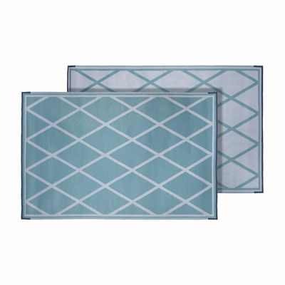 Faulkner 68903 Camping Mat - Turquoise/White
