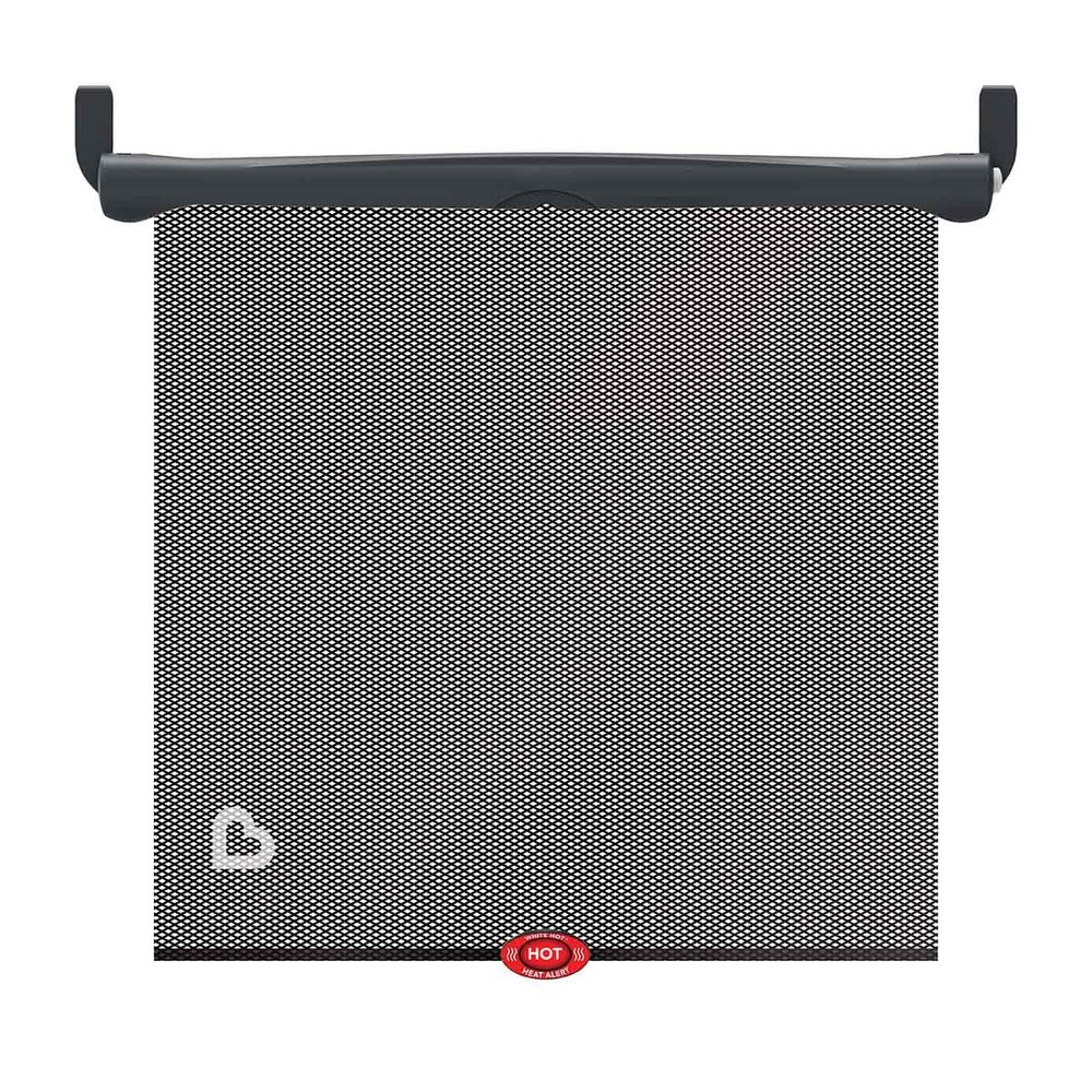 Brica Hot Car Window Sun Shade, Black