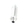 8AN -8AN AN8 Billet Aluminum Magnetic Fuel Filter 30 Micron Silver Anodised view 4