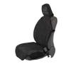 QIKCOVER Premium Waterproof Car Seat Cover - Sweatproof, Universal Fit, Non-Slip, Durable Protector for Dirt, Spills, Pet Claws - Auto, SUV, Truck Compatible (Black) view 1