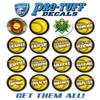20-Mil Award Decals for Softball, Softball Award Decals in Full Color 100 Softball Award Stickers (Softball Home Run) view 3