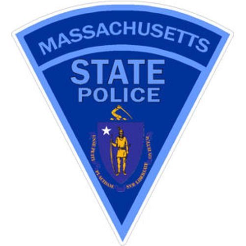 Magnet 2 Inch Massachusetts State Police Magnetic Sticker Decal Size: 2x2 Inches