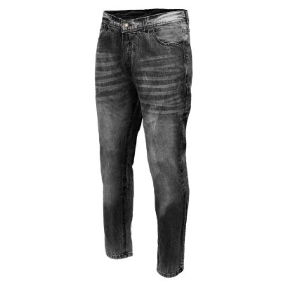 Milwaukee Leather MDM5001 Men's Metro Black CE Armored Motorcycle Riding Denim Jeans Reinforced w/Aramid Fibers - 40