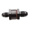 AN6 Male To AN6 Male 30 Micron High Flow Billet Turbo Oil Feed Line Filter Black view 1