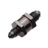 AN6 Male To AN6 Male 30 Micron High Flow Billet Turbo Oil Feed Line Filter Black view 2