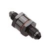 AN6 Male To AN6 Male 30 Micron High Flow Billet Turbo Oil Feed Line Filter Black view 3