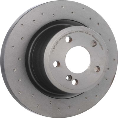 Brembo 08.B348.4X Xtra UV Coated solid drilled Rear Brake Rotor MERCEDES-BENZ/MERCEDES-BENZ (BBDC) OE# A2464230112