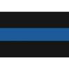 Magnet 4 Inch 3M Thin Blue Line Support Police Law Enforcement Magnetic Sticker Decal Size: 3x4 Inches view 1