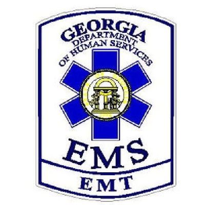 Magnet 4 Inch Georgia EMS EMT Magnetic Sticker Decal Size: 3x4 Inches