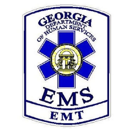 Magnet 4 Inch Georgia EMS EMT Magnetic Sticker Decal Size: 3x4 Inches