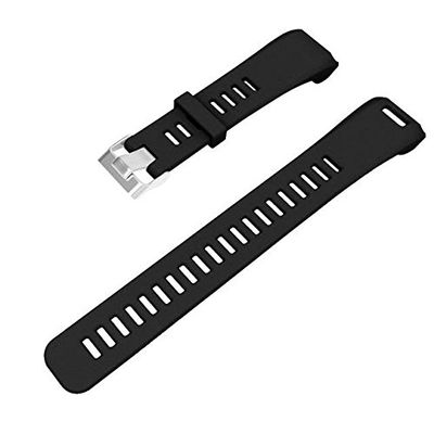 the egalleria Replacement Soft Silicone Bracelet Sport Strap WristBand Accessory (Black)