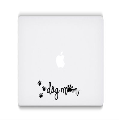 Dog Mom Cute Prints - Vinyl Decal - Car Truck Laptop - Select Size