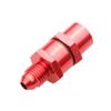 3AN Male To -3AN Female High Flow Billet Turbo Oil Feed Line Filter 80 Micron Red view 2