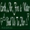 Earth, Air, Fire & Water Bind Us To Her - Magnetic Bumper Sticker/Decal Magnet (11.5" X 3") view 1