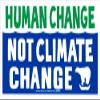 Peace Resource Project Human Change Not Climate Change - Magnetic Bumper Sticker/Decal Magnet (5.5" X 2.75") view 1