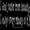 AzureGreen I Don't Suffer From Insanity, I Enjoy Every Minute Of It - Magnetic Bumper Sticker/Decal Magnet (11.5" X 3") view 1