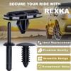 Rexka Fender Flare Hardware Kit for 2007-2018 Jeep Wrangler JK & Unlimited JK 68039280AA 6030441 6506007AA (Pack of 45) view 2