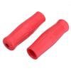 CoCocina 25mm 1 inch Motorcycle Vintage Classic Coke Bottle Handlebar Rubber Hand Grips - Red view 1