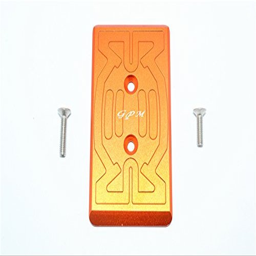 GPM for Arrma Nero 6S BLX (AR106009, AR106011) & Fazon 6S BLX (AR106020) Upgrade Parts Aluminum Front Chassis Protection Plate - 1Pc Set Orange