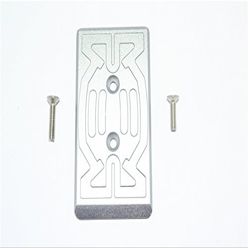 GPM for Arrma Nero 6S BLX (AR106009, AR106011) & Fazon 6S BLX (AR106020) Upgrade Parts Aluminum Front Chassis Protection Plate - 1Pc Set Gray Silver