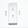GPM for Arrma Nero 6S BLX (AR106009, AR106011) & Fazon 6S BLX (AR106020) Upgrade Parts Aluminum Front Chassis Protection Plate - 1Pc Set Gray Silver view 1