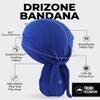 Tough Headwear Skull Caps - Head Wraps for Men - Summer Mens Dreads Do Rag - Cooling Helmet Liners - Hard Hat Liner, Du Rag - Workout, Cycling, Motorcycle Pirate Bandana Blue view 3