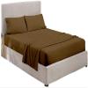 RV Sheet Set (4PCs) 100% Cotton Bedding Sheets Set for Campers, Easy to fit in RV-Mattress 10-16 Inch Deep Pocket, Bed Sheet Set for Bunk Beds RV King 72"X80" Taupe Solid view 1