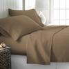RV Sheet Set (4PCs) 100% Cotton Bedding Sheets Set for Campers, Easy to fit in RV-Mattress 10-16 Inch Deep Pocket, Bed Sheet Set for Bunk Beds RV King 72"X80" Taupe Solid view 2