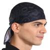 Tough Headwear Cooling Helmet Liners - Do Rag Skull Caps for Men - Cooling Head Wraps, Hard Hat Liner - Motorcycle Pirate Bandana, Black view 1