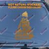Big Sizes! Baby On Board Carlos Hangover Decal Sticker Car Vinyl Pick Color Size (Gold, 12'' (30.5cm)) view 1