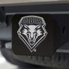 FANMATS 22137 New Mexico Lobos Black Metal Hitch Cover with Metal Chrome 3D Emblem view 1