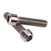 Titanium Disk Brake Bolts Hex Bolt 2Pcs M6 X 25Mm Screw Bolts for Mountain Bike ycle Disc Brake Caliper (Titanium Color) view 1