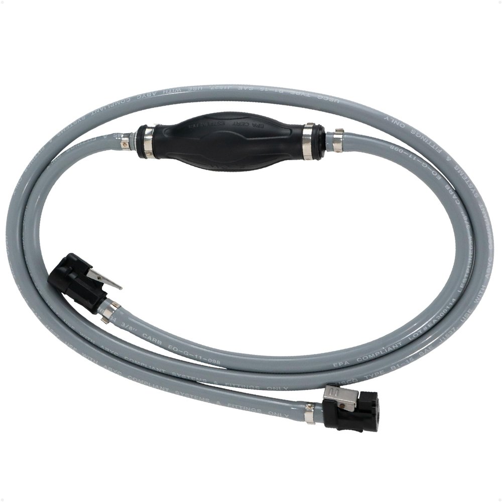 Five Oceans Marine Boat Fuel Line Kit Compatible with Mercury 3/8-Inch x 6-Foot, EPA/CARB Approved, Leakproof Outboard Fuel Line for All Mercury Engine End & Tank End Male Fitting (Post-1998) - FO4282