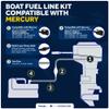 Five Oceans Marine Boat Fuel Line Kit Compatible with Mercury 3/8-Inch x 6-Foot, EPA/CARB Approved, Leakproof Outboard Fuel Line for All Mercury Engine End & Tank End Male Fitting (Post-1998) - FO4282 view 2