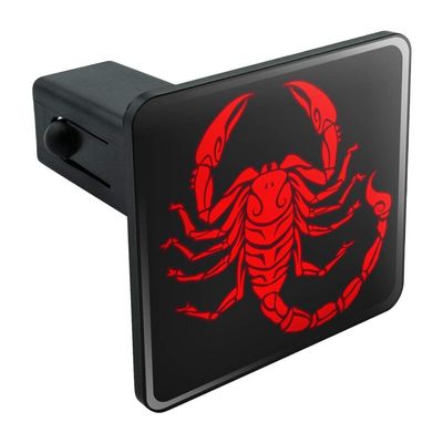 GRAPHICS & MORE Red Tribal Scorpion Tow Trailer Hitch Cover Plug Insert 1 1/4 inch (1.25")