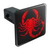 GRAPHICS & MORE Red Tribal Scorpion Tow Trailer Hitch Cover Plug Insert 1 1/4 inch (1.25") view 1