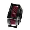 HDBUBALUS Motorcycle Air Filter Air Cleaner CNC Intake System Cleaner Fit for Harley M8 Touring 17-23 Trike 17-25 Softail 18-24 view 3