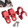 CoCocina 4pcs CNC Front & Rear Brake Line Hose Clamps Motorcycle Holder for Honda CRF250L CRF250M 12-15 view 2