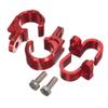 CoCocina 4pcs CNC Front & Rear Brake Line Hose Clamps Motorcycle Holder for Honda CRF250L CRF250M 12-15 view 3