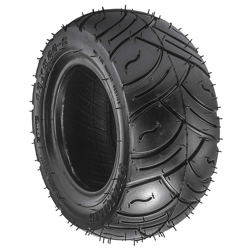WPHMOTO 13x5-6 Tubeless Tire for ATV Go Kart Quad Buggy Mower Golf Cart
