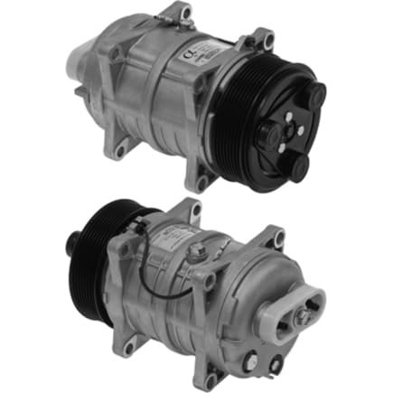 OMEGA ENVIRONMENTAL TECHNOLOGIES 20-46234-HP A/C Compressor Hp160, 8 Groove, 119mm Clutch, 12 V, Ear Mount, Pad Fitting