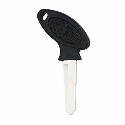 CoCocina Motorcycle Black Uncut Key Blank for Mopeds Chinese Scooter Gy6 Replacement